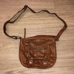 NWOT Francesca’s cross body bag vegan leather